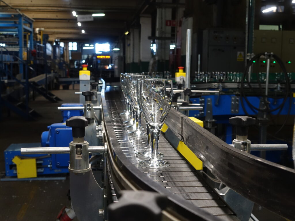 Przenośnik płytkowy do szkła | Realizacja ZUT Kunzek