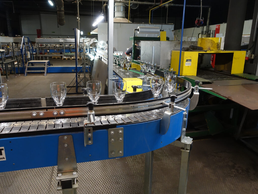 Przenośnik płytkowy do szkła | Realizacja ZUT Kunzek